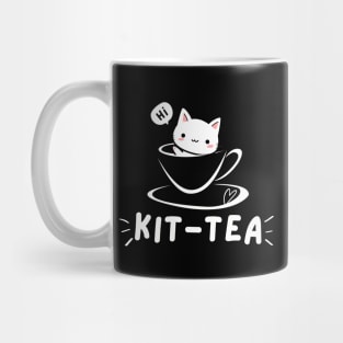 Kit-Tea Funny Cat in a Cup Mug